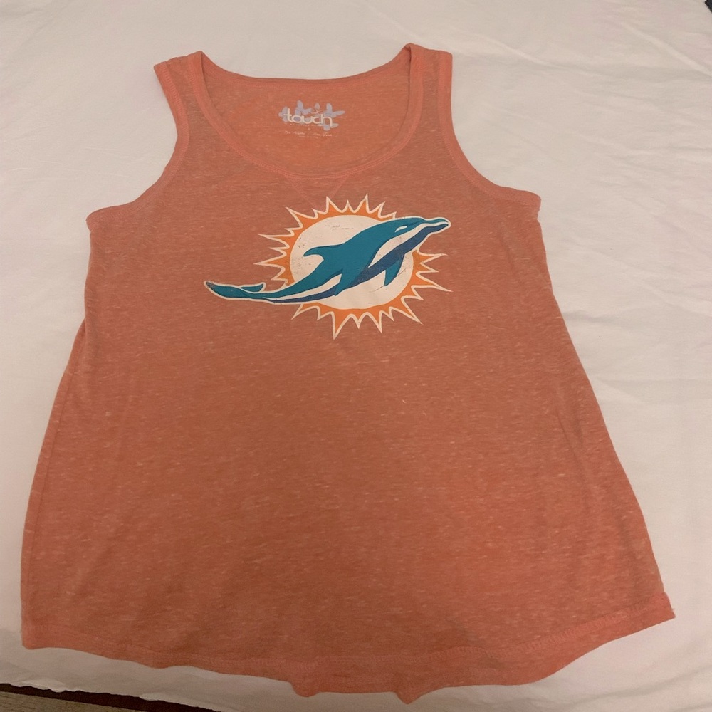 Miami Dolphins orange tank size small